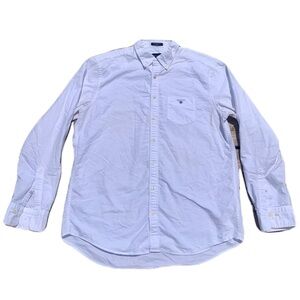 💚 GANT White Oxford Button-Up Shirt Men’s XL Regular Fit